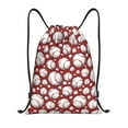 thumbnail image 1 of Gaeub Cute Baseball Drawstring Backpack Bag Sport Gym Sackpack Heavy Duty String Backpack for Men Women-Medium, 1 of 6