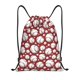thumbnail image 1 of Fotbe Cute Baseball Bolsa Mochila con Cordón Estampada, Bolsa de Gimnasio Deportiva, Bolsa Cinch, Bolsa con Cordón para Hombres y Mujeres-Medium, 1 of 6