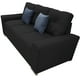 thumbnail image 3 of Sofa El Bazar Store Suecia Lino Negro 3 plazas, Modular, Moderno, Sala, 3 of 5