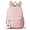 Pink, variant on Bunny Ear Backpack with Cute Pendant for Students, Lightweight Daypack with Adorable Plush Bunny Ears, School Bag Book Bag Travel Backpack , Durable Casual Rucksack for Students