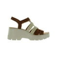 thumbnail image 2 of Dr. Scholl's Shoes Womens Check It Out Faux Leather Ankle Strap Wedge Sandals, 2 of 3