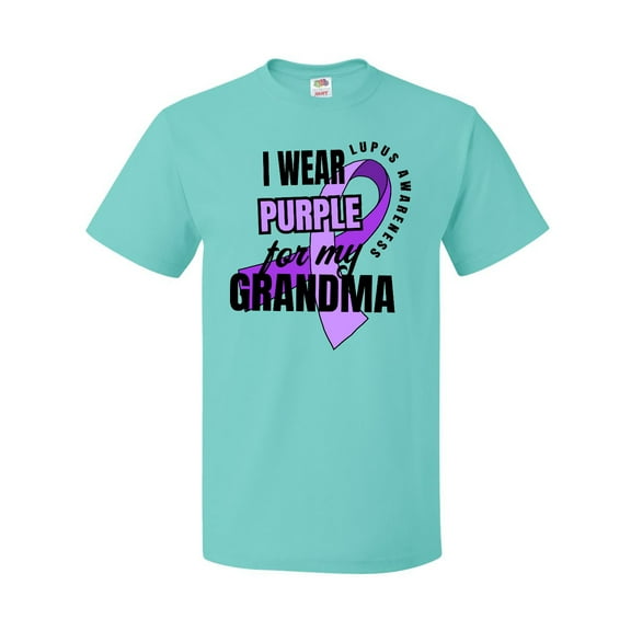 Inktastic I Wear Purple For My Grandma Lupus Awareness T-Shirt