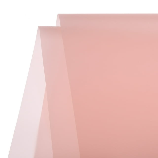 Unique Bargains Flower Wrapping Fog Paper 22.8x22.8 Inch Waterproof Floral Wrapping Paper Light Pink 20 Pcs