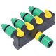 thumbnail image 4 of Water Hose Splitter ABS Material 4 Way Stainless Durable Garden Irrigation Faucet Splitter for Patio Farm, 4 of 5