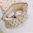thumbnail image 2 of Bolsa de maquillaje HAPPYHEIDI, bolsa de viaje grande de algodón con estampado floral, 2 of 9