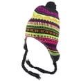 thumbnail image 1 of Top Headwear Peruvian Chullo Hat - Mountain - Black, 1 of 2