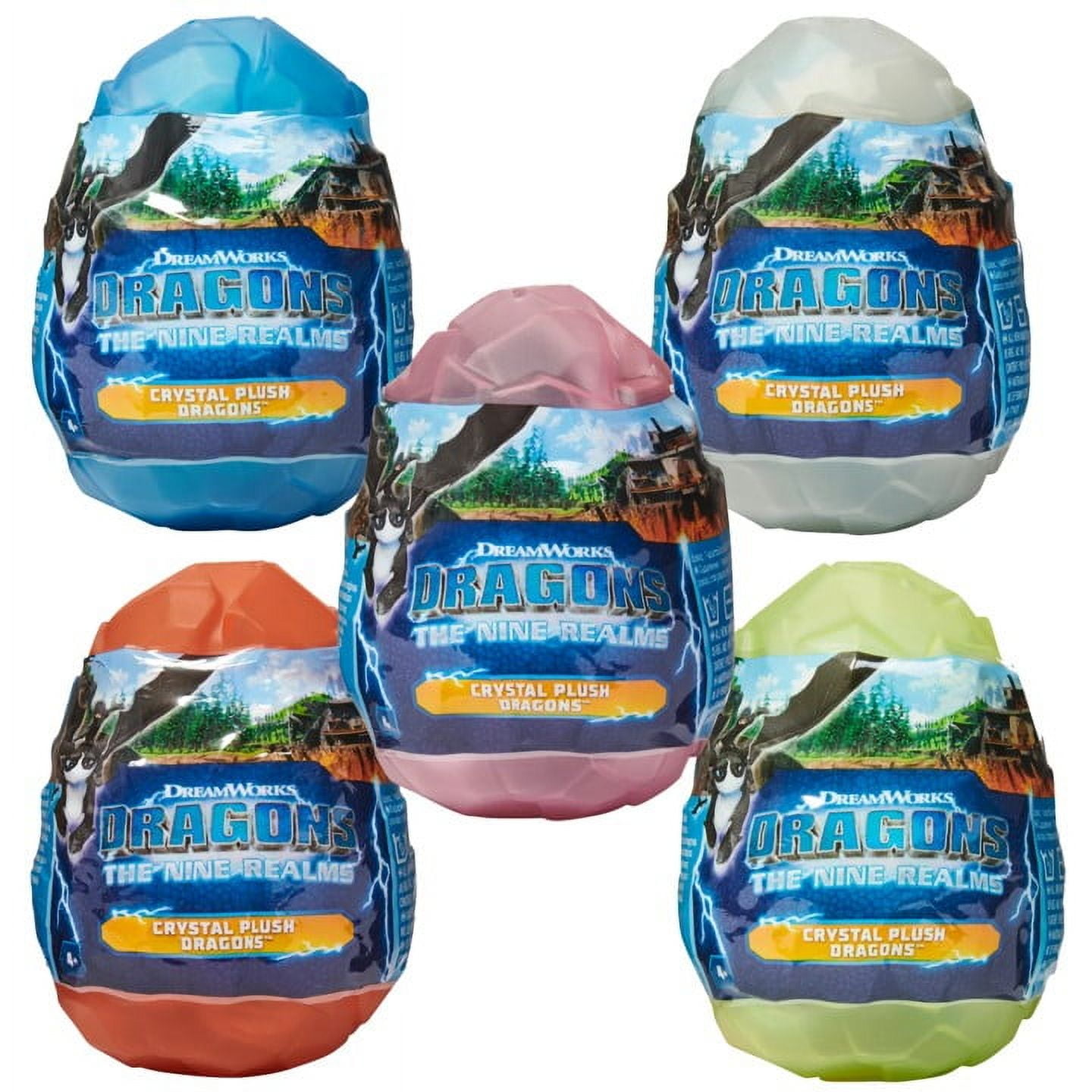 DreamWorks Dragons Legends Evolved Collectible 3-inch Plush Dragon in Egg (Styles Vary