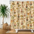 thumbnail image 5 of Tchckioa Fall Gnome Pumpkin Shower Curtain,Privacy Protection Hooks Bath Curtain for Bathtub Decor 72x72 Inch, 5 of 6