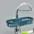 thumbnail image 6 of Travelwant Bathroom, Kitchen Stainless Steel Faucet Sink Caddy, Blue, 6 of 7