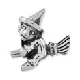 thumbnail image 3 of Witch Kids Charm .925 Sterling Silver Antique Finish Reflection Beads, 3 of 5