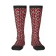 thumbnail image 1 of Fotbe Red Floral Calcetas Divertidas Estampadas para Hombre y Mujer, Calcetas de Algodón hasta la Rodilla para Caminar, Correr, Enfermería y Embarazo, 1 of 6