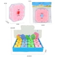 thumbnail image 3 of Rompecabezas de colores aleatorios, juguetes educativos tempranos para niños, cuentas 3D transparentes, cubo laberinto, juguete, regalo para niños, 3 of 8