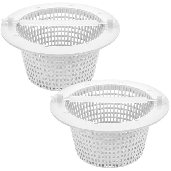 OUNONA 2pcs Swimming Pool Waste Filter Basket Skimmer Basket Replacement Basket for Swimming Pool Compatible for Hayward Sp1091WM