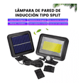 thumbnail image 3 of Lámpara Solar Exterior Pared Sensor 2pc 100led 3modos+remoto Color Negro, 3 of 5