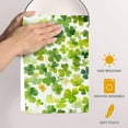 thumbnail image 4 of St. Patrick's Day Kitchen Towels Dish Towels, Green Lucky Clovers Towel for Seasonal Spring Decoration H and Towels, 18x26in, 4 of 6