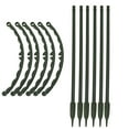 thumbnail image 1 of Climbing Small Plants Plastic Stake 6Pcs Support Ring Garden Semi-Circular Flowers And Vegetables Lattice, 1 of 5