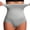 Gray, variant on High Waisted Extra Firm Compression Brief, Butt Lifter Smoothing Shapewear, Double-Layer Underwear with Bone & Silicone Anti-Curl,Gray M