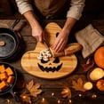 thumbnail image 5 of Solid Wood Halloween Serving Tray, Shaped Rectangular Household Board with Spooky Design, Multipurpose Tea Tray and Chopping Board for Kitchen Party and Table, 5 of 5