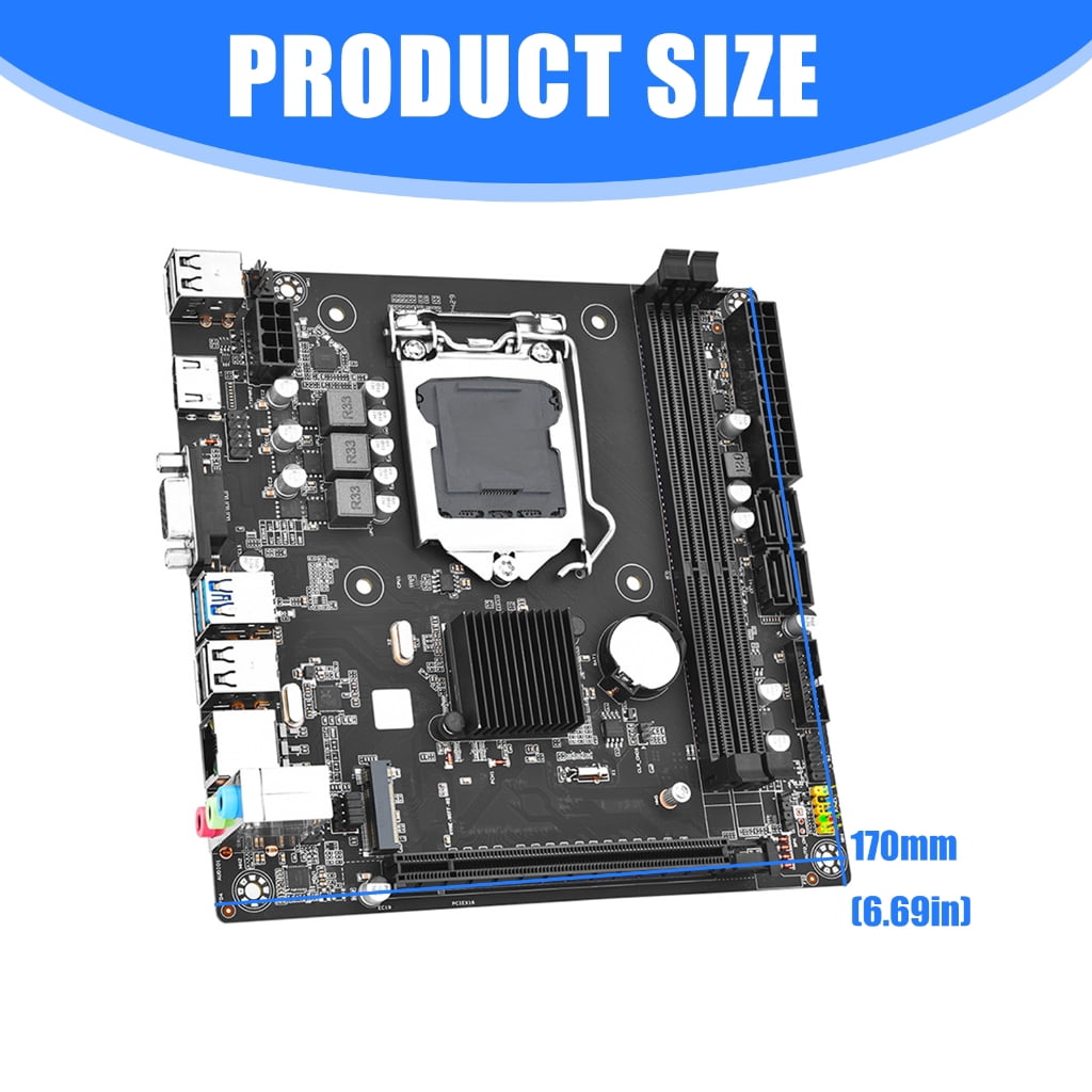 Yammee B75M-I Mini-ITX LGA 1155 Socket Motherboards Processors DDR3 RAMs 16GB M.2 Slot