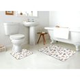 thumbnail image 4 of Yiaed Snake Print Bathroom Mat Set 2 Pieces Mat Anti-Skid Pad Ultra Soft and Absorbent Bathroom Bath Mat Contour Bath Rugs for Toilet Base, 4 of 6