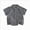 Grey, variant on WXFAZCVU Boys Button Down Shirt Cotton Short Sleeves Summer School Clothes with Pocket Size 2-3 Years