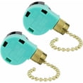 thumbnail image 1 of parts ZE-268S6 Interruptor de ventilador de techo de 3 velocidades y 4 cables Interruptor de cadena de tracción para control de luz de pared, 1 of 5
