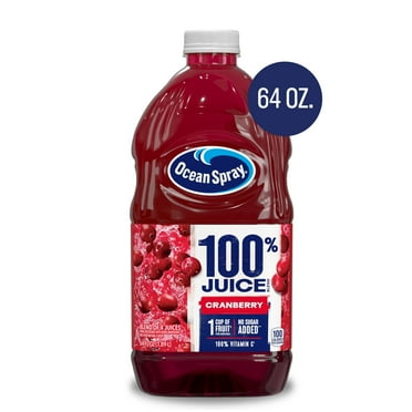 Ocean Spray® 100% Juice Cranberry Juice Blend, 64 fl oz Bottle