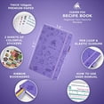 thumbnail image 2 of Libro de Recetas Clever Fox: Crea tu propio libro de cocina familiar y organizador de recetas en blanco - Lavanda, 2 of 3