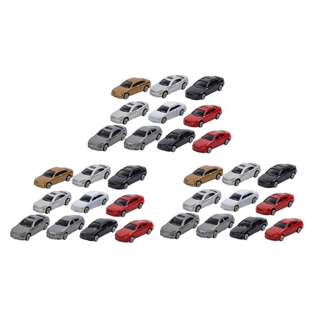 yotijay 30x 1/87 HO Scale Model Cars, Model Cars for Model Making in 1:87 Scale,