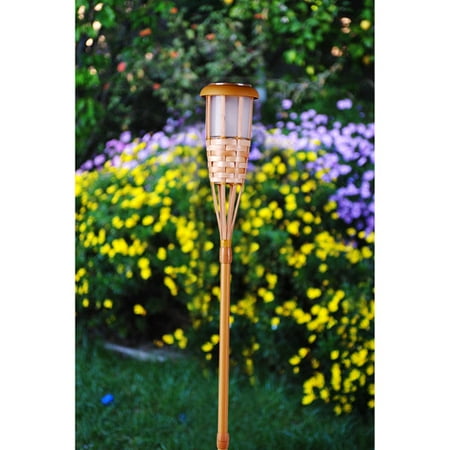 5' Solar Powered Bamboo Torch