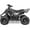 Black, variant on MotoTec Rex 110cc 4-Stroke ATV with Rear Rack