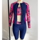 thumbnail image 3 of Trajes de baño tankini para mujer Traje de baño de dos piezas con sujetador con cremallera de manga larga y estampado de color para mujer Traje de baño de playa para surf Traje de baño para mujer, 3 of 7
