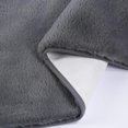 thumbnail image 4 of Faux Fur Rug Plush Rug Washable Area Rugs for Bedroom Fluffy Rabbit Fur Rug for Living Room Teen Room Home Decor Rectangle Rug (Dark Grey, 2x3), HB6805, 4 of 6