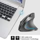 thumbnail image 3 of Ratón vertical inalámbrico de 2,4 GHz para diestros - Ergonómico - Recargable - Con 4 DPI ajustables 800/1200/1600/2400 - 6 botones - Compatible con PC, escritorio, Mac - Color rosa, 3 of 5