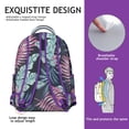 thumbnail image 5 of Hawaii Tropical Wind Palm Leaves Backpack: The Perfect Gift for Student Life, Durable Lightweight Laptop Daypack with Large Capacity for High School, College, Campus Commute, 5 of 6
