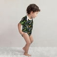 thumbnail image 4 of Daiia Chamomile Printed Unisex-Baby Short Sleeve Onesies Bodysuits Baby Climbing Clothes Soft and Comfortable Romper with Expandable Shoulder Design-3 Months, 4 of 8
