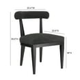 thumbnail image 6 of TOV Furniture Palla Black Boucle Dining Chair, 6 of 6
