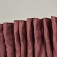 thumbnail image 5 of 3S Brother's Home Decorative Rose Pink Curtains Extra Wide Extra Long Luxury Colors Linen Look Custom Made 5-25 Feet Made in Turkey Hang Back Tab ( 1 Panel ) Home Décor (100"Wx84"L), 5 of 6