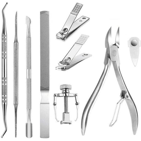 Ingrown Toenail Tool Kit (9PCS), Professional Toe Nail Clipper Set for ...