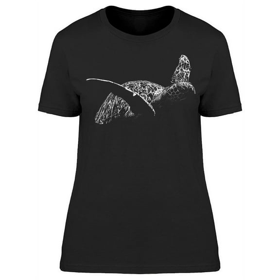 Bicolor, Sea Turtle T-Shirt Women -Image by Shutterstock, Female XX-Large