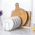 thumbnail image 3 of NETSENG 1pc Kitchen Sink Dish Drainer Stainless Steel Cutlery Plate Cup Storage Holder Rack, 3 of 4