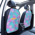 thumbnail image 2 of Goofa Purple Dragon Scales Pattern Car Back Seat Protector for Kids (2 Pack) ,Anti-kick Storage Mat for Car Seats,Shields from Footprints, 2 of 6