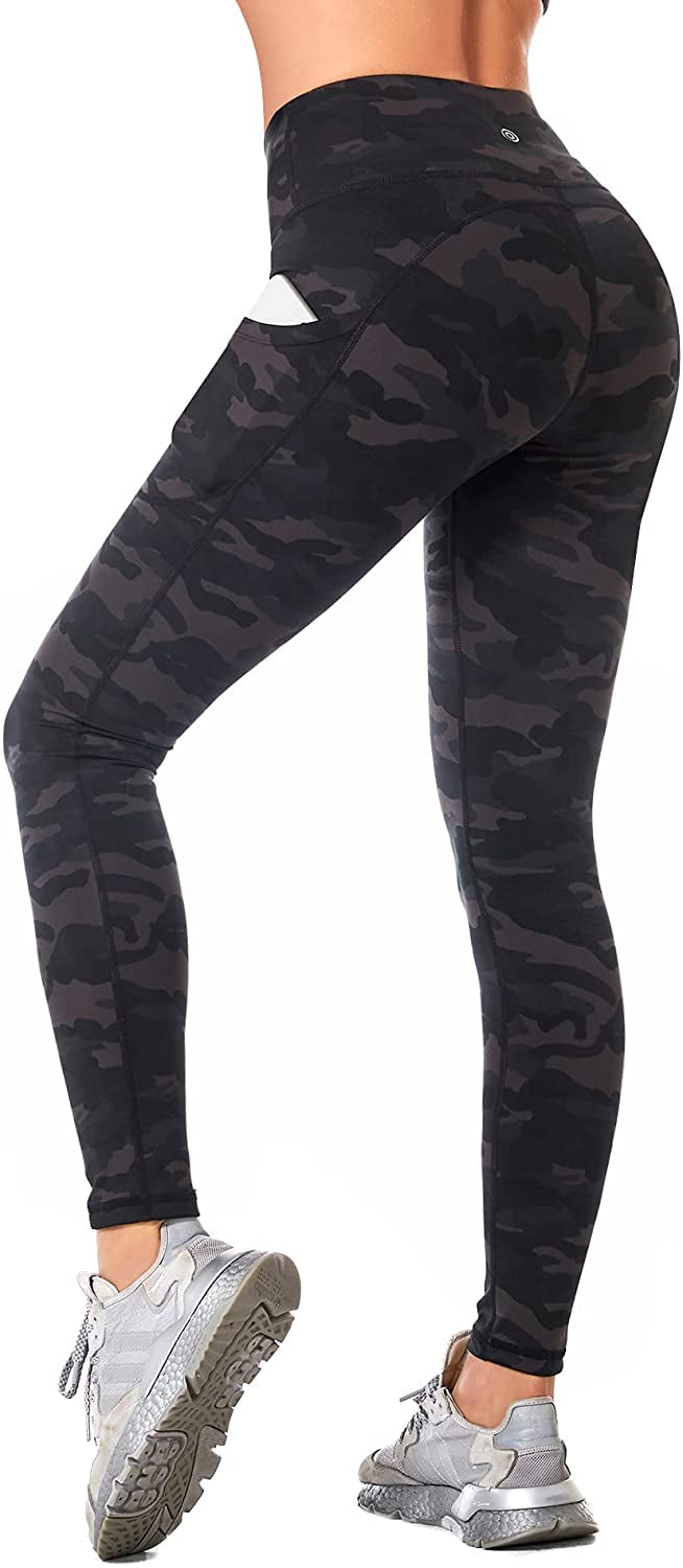 Camo Workout Leggings With Pockets