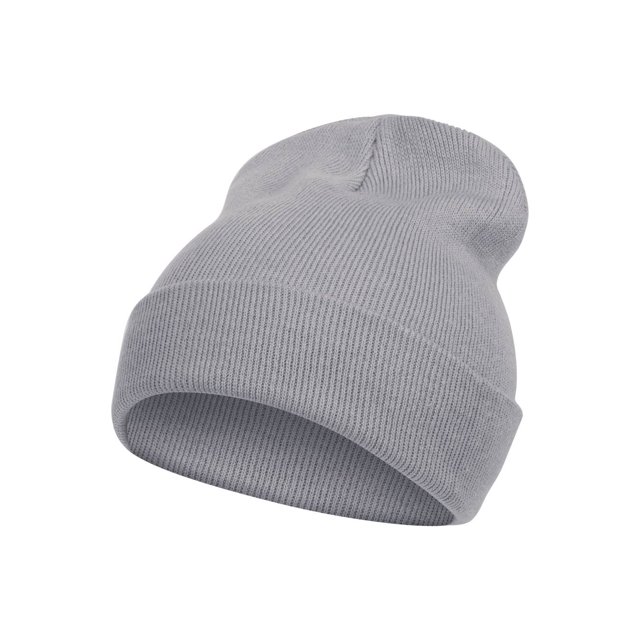 TopHeadwear Bonnet Long Uni, Gris Chiné