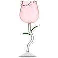 thumbnail image 1 of Verre à Vin en Forme de Rose, Verre à Cocktail 3D pour Fête Bar, Clarté Exceptionnelle, Adapté pour Fêtes, Bars, Restaurants, 1 of 8