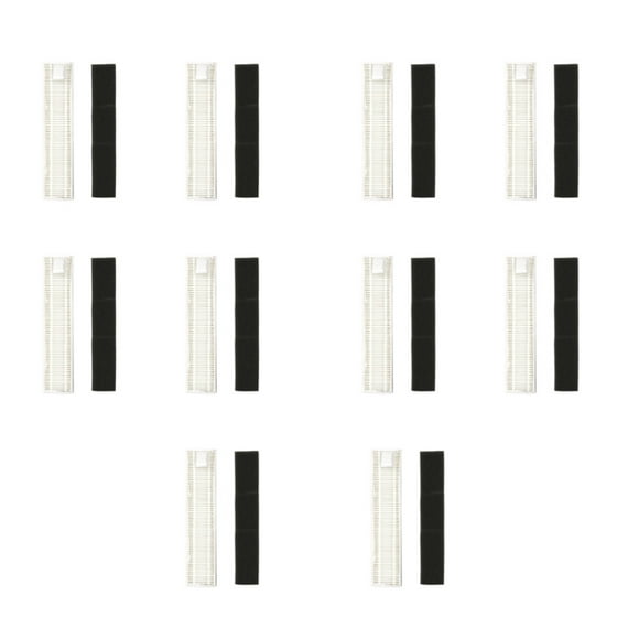 Robot para filtro de aspiradora delgada, 10 piezas de recambio para aspiradora, accesorios para aspiradora DEEBOT