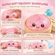 2pcs Dumpling Squishy, Mega Rainbow Dumplings, Soft Squeeze Decompression Dough(random color)