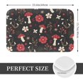 thumbnail image 2 of Rateoe Fly Agaric and Flowers Pattern Flannel Door Mat Indoor Outdoor Entrance, Waterproof All-Weather Doormat,Fade Resistant, Low Profile Entryway Mat 16x24in, 2 of 7