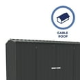 thumbnail image 5 of Absco AB1003 10 x 5 ft. Premier Metal Storage Shed - Monument Gray, 5 of 12