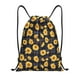 thumbnail image 1 of Fotbe Royal Blue Plaid Sunflower Bolsa Mochila con Cordón Estampada, Bolsa de Gimnasio Deportiva, Bolsa Cinch, Bolsa con Cordón para Hombres y Mujeres-Small, 1 of 6